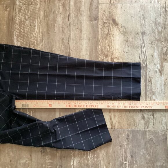 Nike Golf Tour Performance Black Plaid Dri-fit Cropped Pants Women’s Size 6 - Picture 8 of 8
